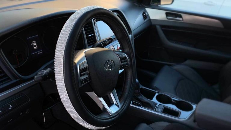 Improve the interior look of car with steering wheel cover